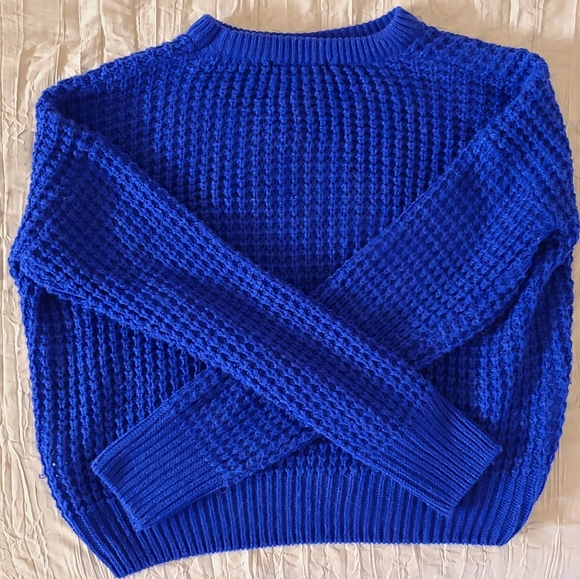 Blue Spring/Fall Sweater One Size - Picture 5 of 5